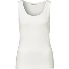 Street One Basic Top - Enfärgad/Vit