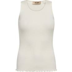 Mos Mosh Dame Toppe Mos Mosh MMELAINE Seamless Tank Top - Ecru