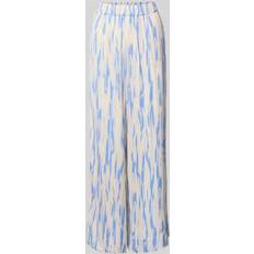 Selected Femme Printed Viscose Wide-leg Trousers