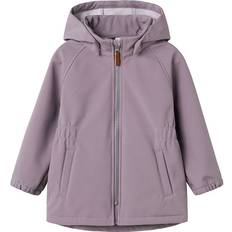 Name It Softshelljackor Barnkläder Name It Softshelljacka Med Fleece - Grå Ridge