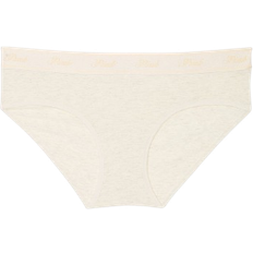 PINK Logo Cotton Hiphugger Panty - Beige - Women's