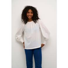 Kaffe Karoca LS Blouse - Vit
