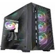 Rampage Prime Mesh Tempered Glass 4 ARGB Fan Hub E-ATX Gaming Case
