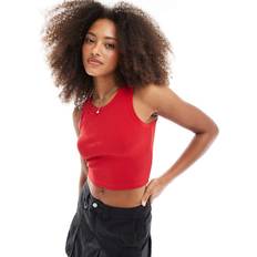 Red Tank Tops JJXX Ribbed Vest - Red