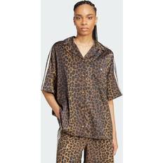 Adidas Skjortor adidas Leopardmönstrad Skjorta I Satin-Flera