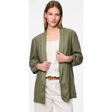 Donna Blazer Pieces Blazer Da Donna Pia Bosella - Oliva