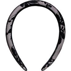 【EMI JAY】Halo Headband ヘアアクセサリー Halo Headband in Black Ruffle ‐ Emi Jay