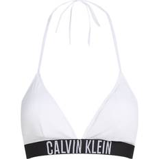 White Bikini Tops Calvin Klein Triangle Bikini Top - Intense Power
