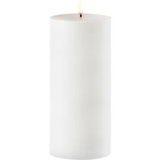 Uyuni 20cm Uyuni Outdoor LED Pillar Candle 8.4 x 20 cm White LED-lys 20cm