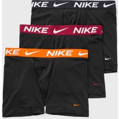Orange Underwear Nike Dri-Fit Essential Microfibre 3 Pack Boxer Briefs - Black