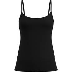 Calida Toppe Calida Essential Cotton Spaghetti Top - Black