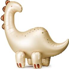 Teksti- ja Teemakuplat PartyDeco 3D Foliopallo Brontosaurus Beige 91x85cm