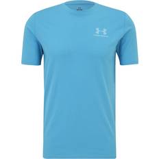 Under Armour T-shirts on sale Under Armour Left Chest Logo Men's Short Sleeve - Ether Blue/White
