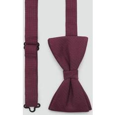 Noeuds papillon Mango Classic Bow Tie With Microstructure - Burgundy