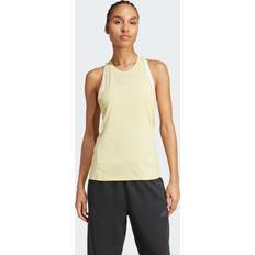 Yellow Tank Tops adidas Designed Training Tank Top - Powder Yellow