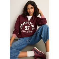 NEXT Sweatere NEXT Sweatshirt Hamptons New York - Lyserød/Burgunder/Hvid