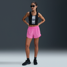 Nike Women's Tempo Dri-FIT Mid-Rise Brief-Lined Running Shorts - Pink