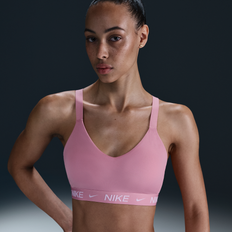 Nike Sports-BH Indy - Lyserød/Hvid