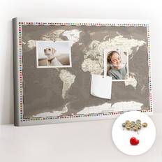 Brown Bulletin Boards East Urban Home Mafata Wall Mounted Cork Board 40cm H x 60cm W x 2.5cm D