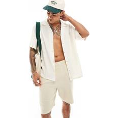 Oversized Skjorte Med Reverskrave - Hvid