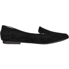 Amazon Essentials Women's Loafer Flat, Black, Microsuede