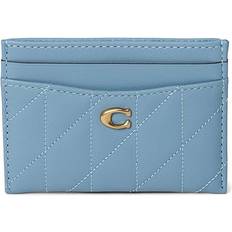 Wallets & Key Holders Coach Essential Quilted Leather Card Case - Blue