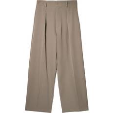 Bershka Beige Byxor & Shorts Bershka Veckad Byxa