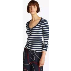 Tommy Hilfiger Henley Slim Long Sleeve T-Shirt