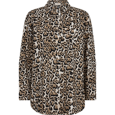 Freequent Tøj Freequent Bluse Malay - Camel/Sort