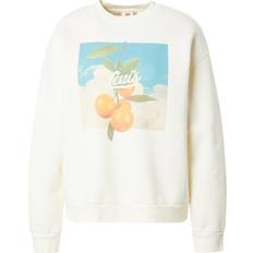 Levi's Dame Sweatere Levi's Salinas Graphic Crew Sweatshirt - White