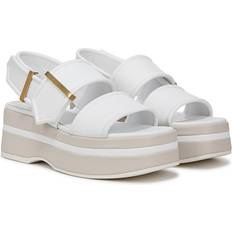 Franco Sarto Heeled Sandals Franco Sarto Women's Piper Platform Slingback Sandals - Bright White Faux Leather