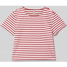 Kids Only Kognella T-Shirt - Dunkelrot/Weiß