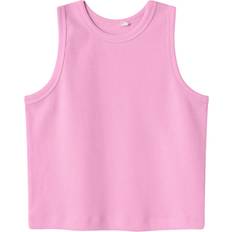 110/116 Sweatshirts Børnetøj Name It Nkfnakal SL Short Top Noos - Pink Frosting