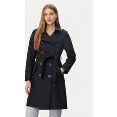 Morgan Trench Mi-Long Ceinturé - Noir