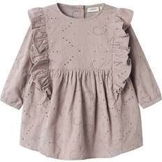 Leopard Klänningar Lil'Atelier Etherea Bine Loose Cord Dress - Ethereum