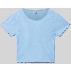 Open Air Nella O-Neck Top - Lyseblå