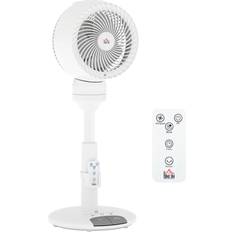 Floor Fans Homcom 9 Inch Height Adjustable Air Circulator Fan