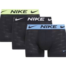 Green - Men Men's Underwear Nike Elite Trunks - Black