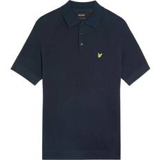 Hør Polotrøjer Lyle & Scott Poloskjorte I Hør Marineblå