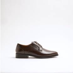 Brown - Women Derby River Island Mens Derby Shoes - Dark Brown