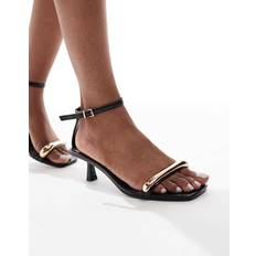 Bershka Sko Bershka Sandaler Med Rem - Guld