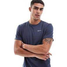 Nike Herr T-shirts Nike Miler Dri-FIT UV Miler Short Sleeve Tee - Blå
