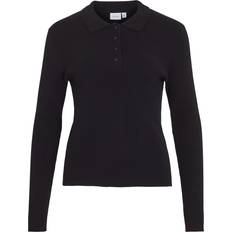 Dame - Polo Sweatere Vila Pullover - Sort