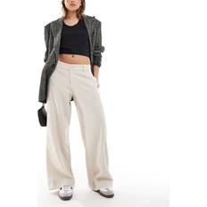Hollister Low-Rise Wide-Leg Pants - Neutral