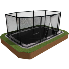 Trampoliner North Trampoline In Ground Rectangular 360x250m + Safety Net + Cover