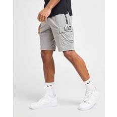 Emporio Armani Herr Shorts Emporio Armani Emporio Armani Woven Tech Cargo Shorts - Grey