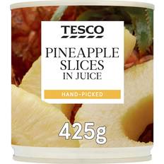 Recycled Packaging Juice & Fruit Drinks Tesco Pineapple Slices In Juice 425 G 425g
