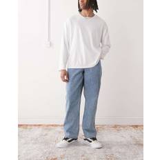 Vans Jeans Vans Check-5 Blaze All Over Print Loose Fit Denim Jeans - Washed Blue