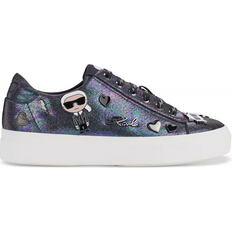 Rubber Trainers Karl Lagerfeld Cate Pins Lace Up Sneakers Multi 9.5M