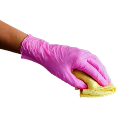 FifthPulse Nitrile Exam Latex Free & Powder Free Gloves Fushia Box of Gloves